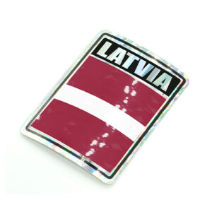 Latvia Reflective Decal