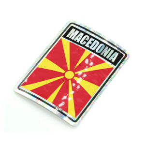North Macedonia Reflective Decal