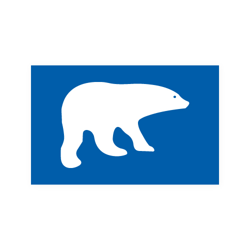Polar Bear Flag - Blue