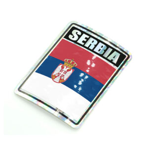 Serbia Reflective Decal